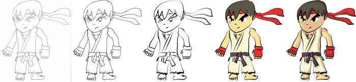 Ryu - Progression