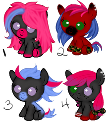 Adoptable Baby Pony  Set-2 (Open)