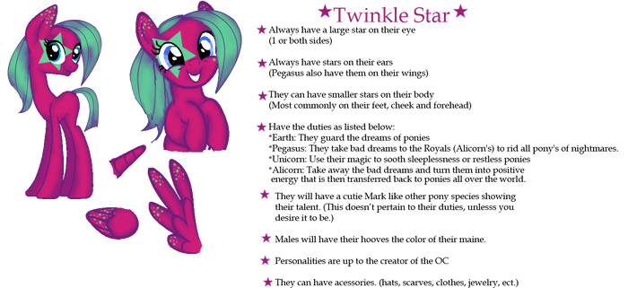 Twinkle Star Species (OPEN-Species)