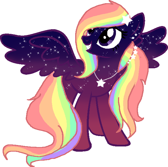 Sunset Rainbow Pony Theme Request