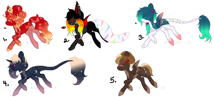 Oc x Oc Adopts Batch 4 (OPEN 1/5)