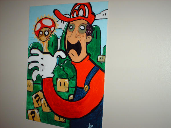 Mario painting