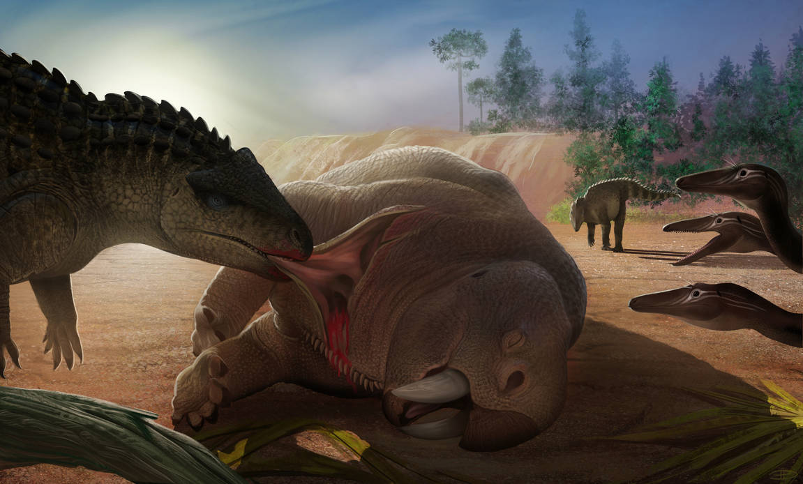 Динозавры это животные. Постозух динозавр. Постозух и плацериас. Архозавры мезозой. Плацериас прогулки с динозаврами.