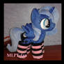 filly Luna in socks