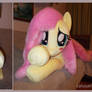 lifesize Fluttershy faux fur hair