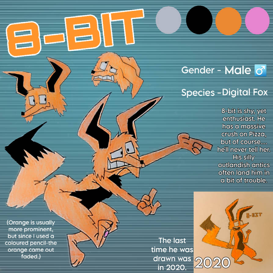 8 Bit Patrick Official character sheet for 8-Bit! by PizzaTheFox on DeviantArt