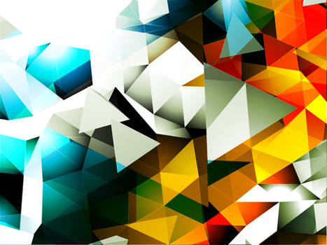 Colorful Abstract Triangular Background