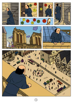 A Priest and a Philosopher (Herge style) - PAGE 1