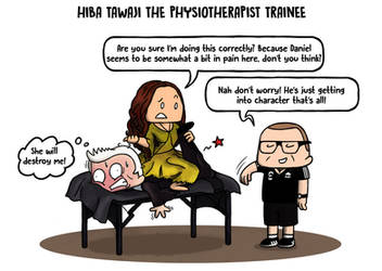 Hiba Tawaji the physiotherapist trainee