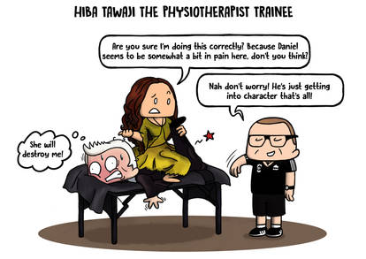 Hiba Tawaji the physiotherapist trainee