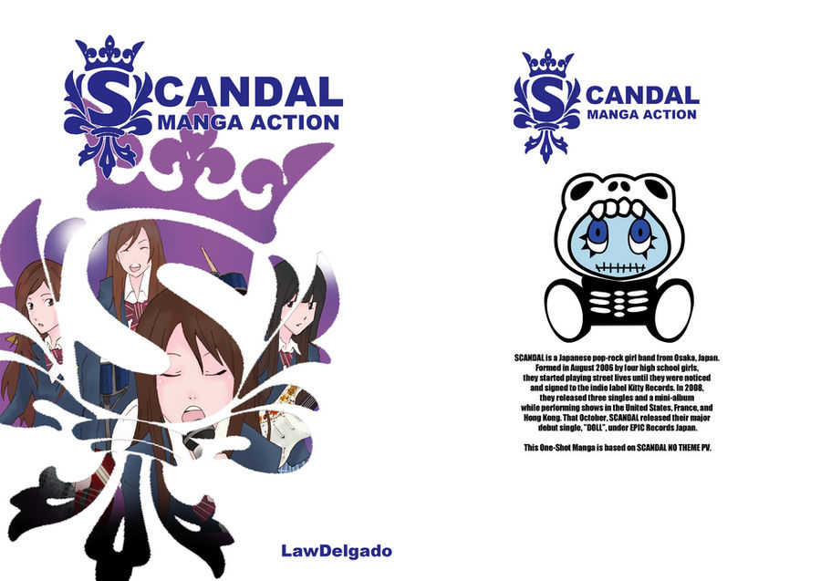 SCANDAL MANGA ACTION Cover and BackCover