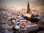 Heidelberg in Snow by yellowpeaches