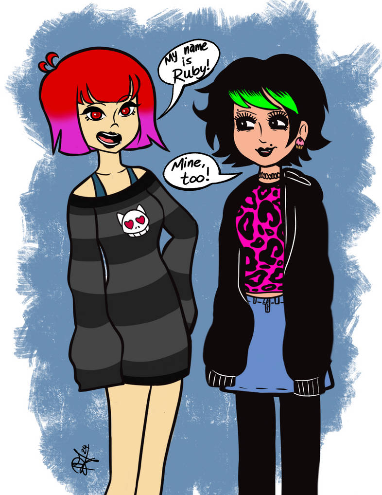 Ruby and Ruby! by meowpuffs on DeviantArt
