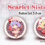 Scarlet Sisters - button set
