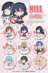 Kill la Kill - button set