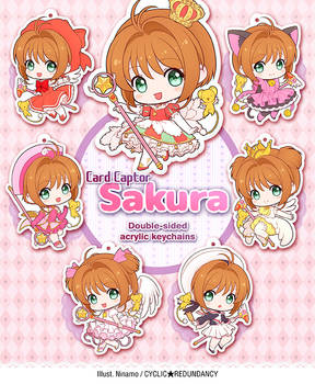 Card Captor Sakura - acrylic keychains