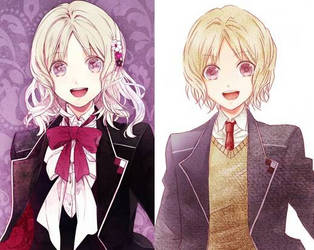 Female (left): Yui Komori, Male (right): Ryu