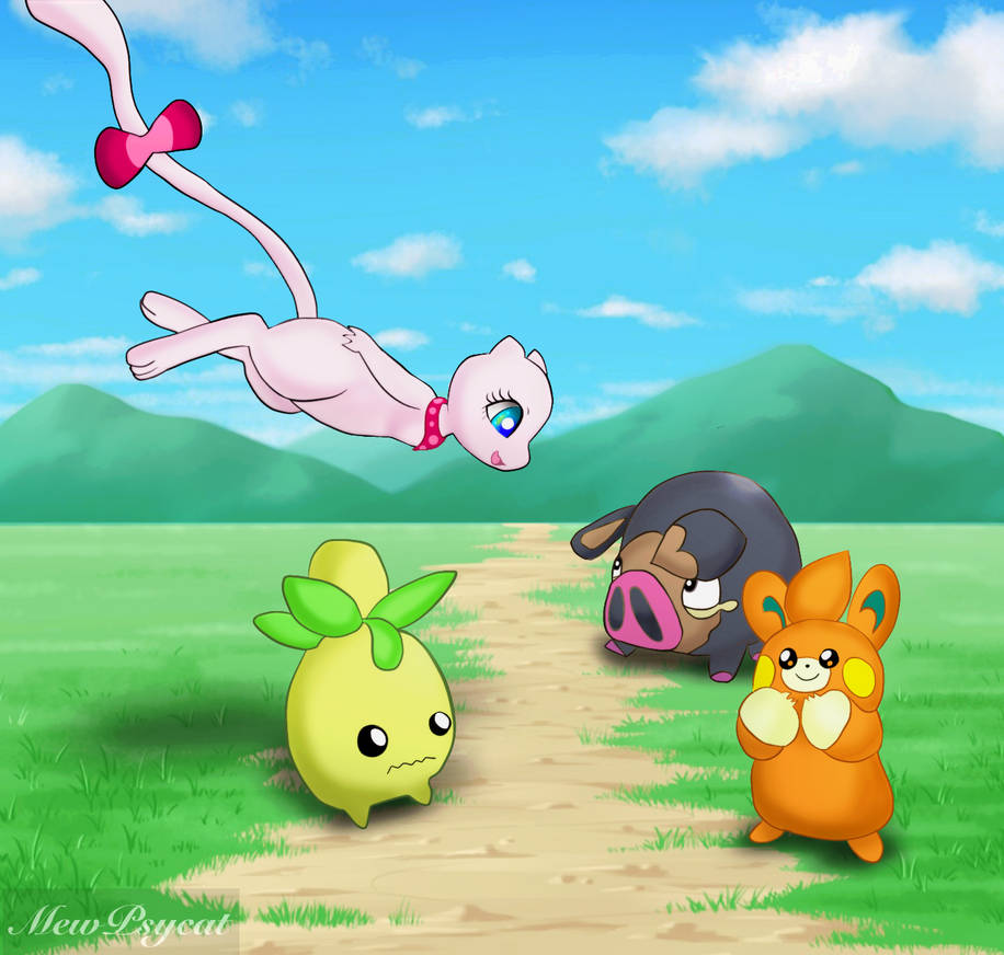 Mewie The Mew Meeting New Pokemon By Psy Fairy On Deviantart Mewie The Mew Meeting New Pokemon By Psy Fairy On Deviantart