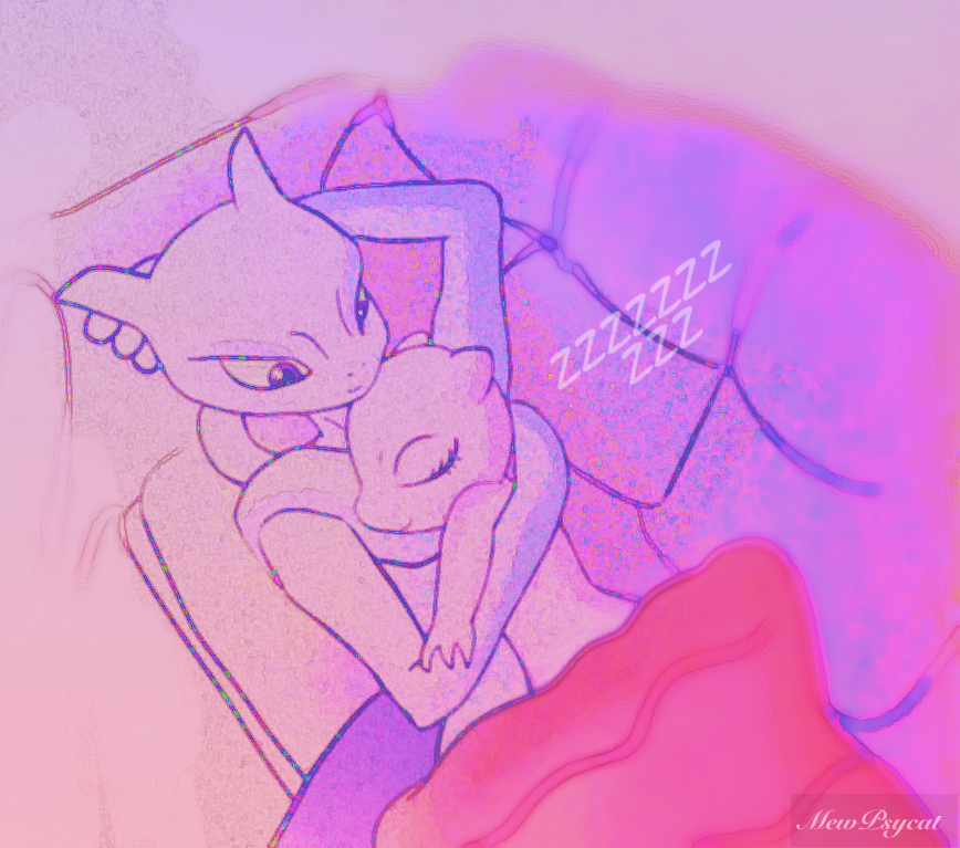 Mewie Mew oc x Mewtwo by Psy-Fairy on DeviantArt