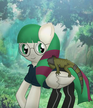 AT - Li Anna MLP OC and her pet