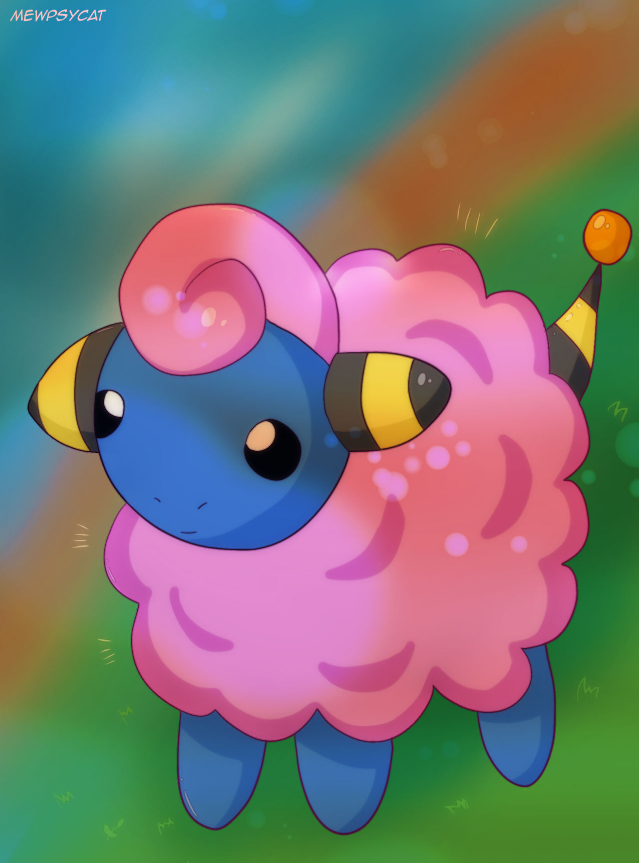 Mareep shiny by MewPsycat on DeviantArt