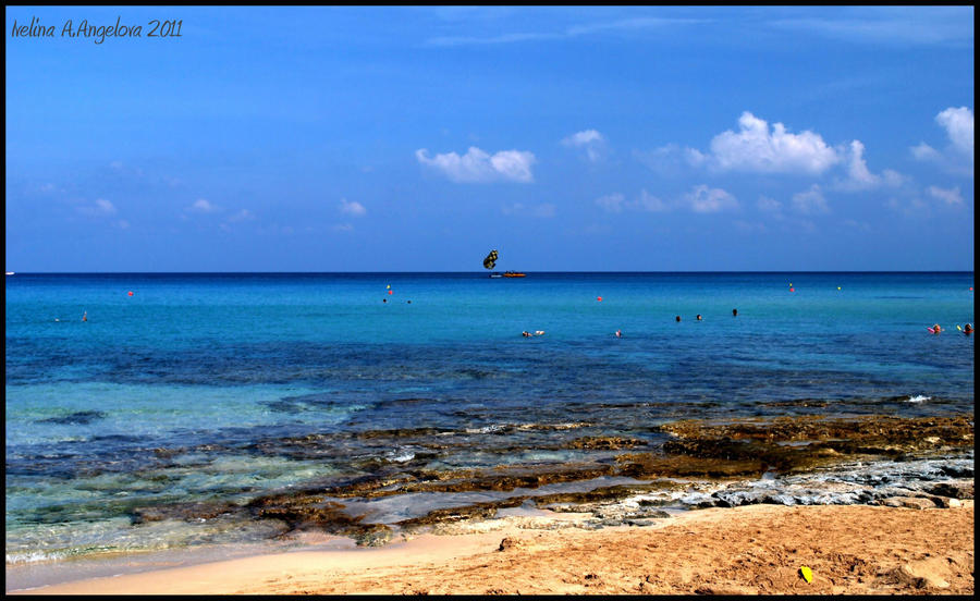 One day on the beach