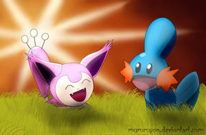 Skitty and Mudkip