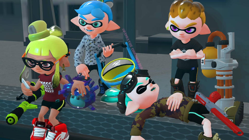 Splatoon Coke Team Coca Cola by pandazz9334 on DeviantArt