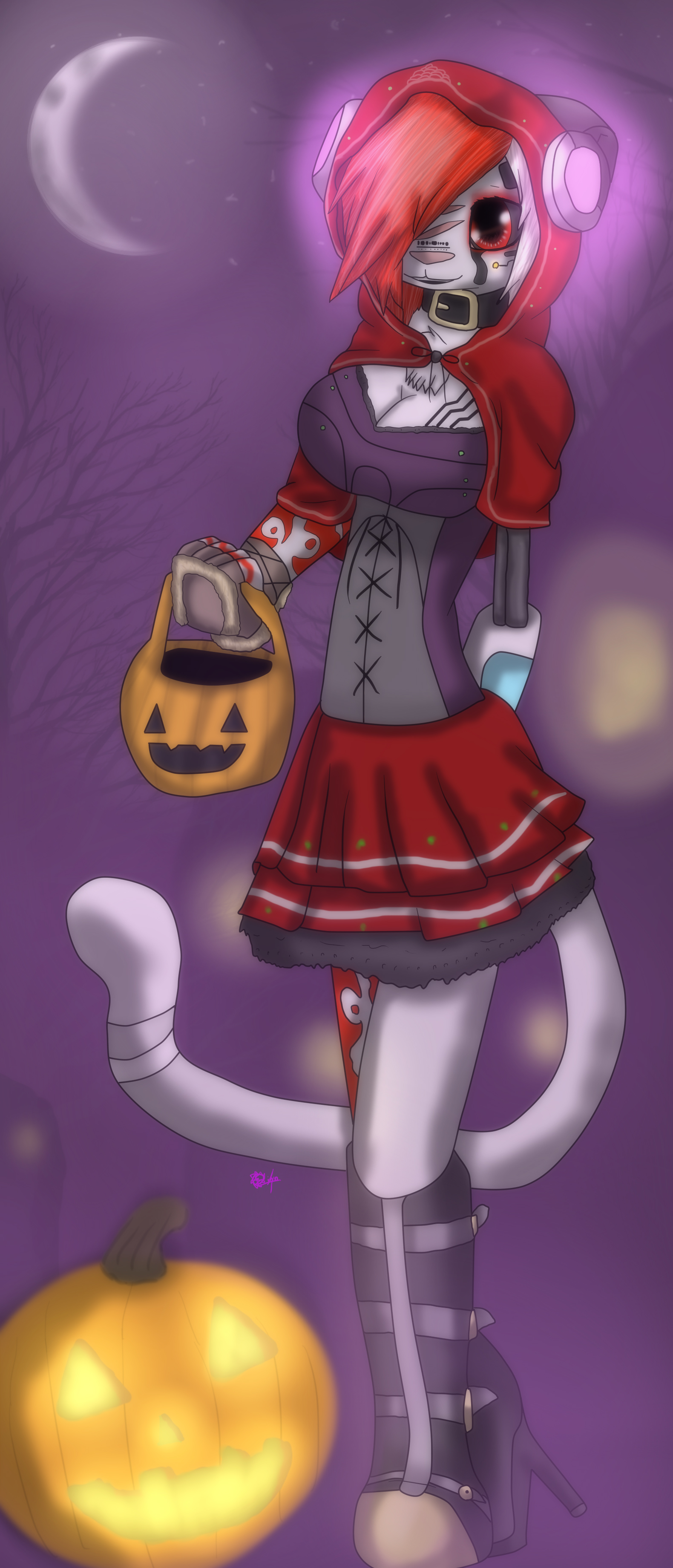 Little Red Kitty Hood (Halloween costumes!)