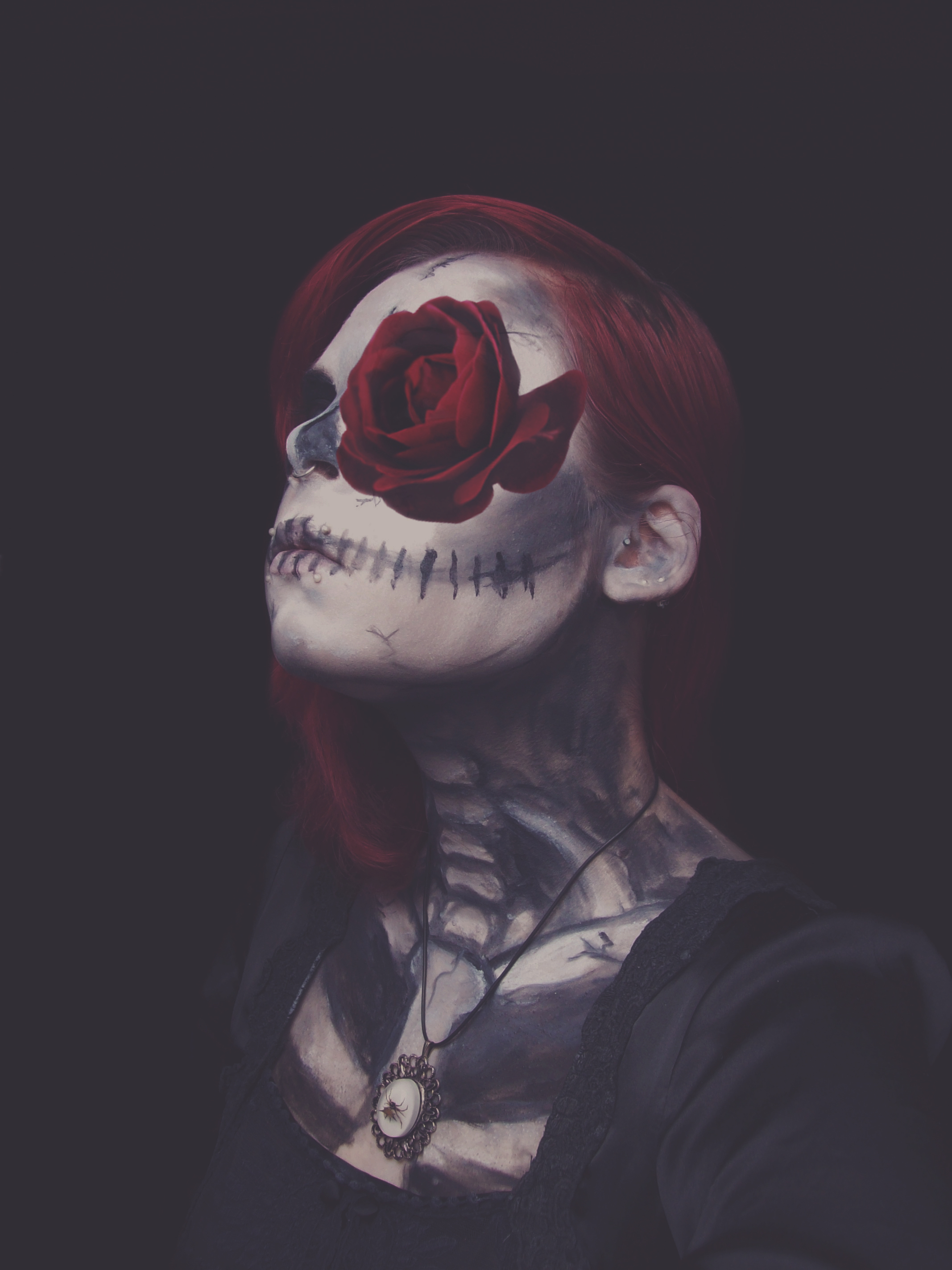 Day of the Dead Rose Girl