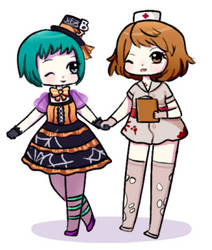 Yukari and Fuuka