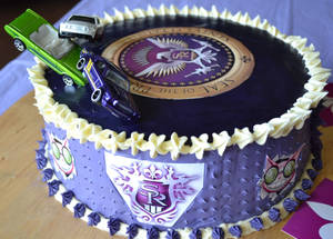 Saints Row Birthday Cake