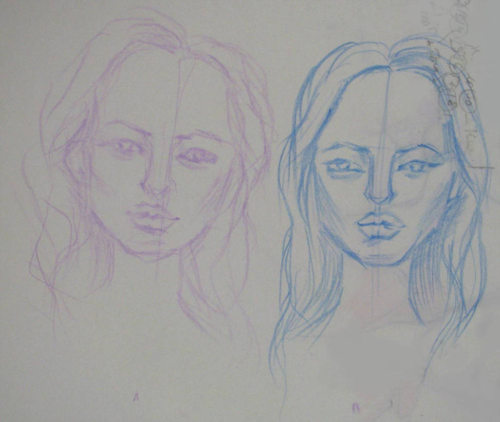 Drawing with two hands simultaneously by Mystique39 on DeviantArt