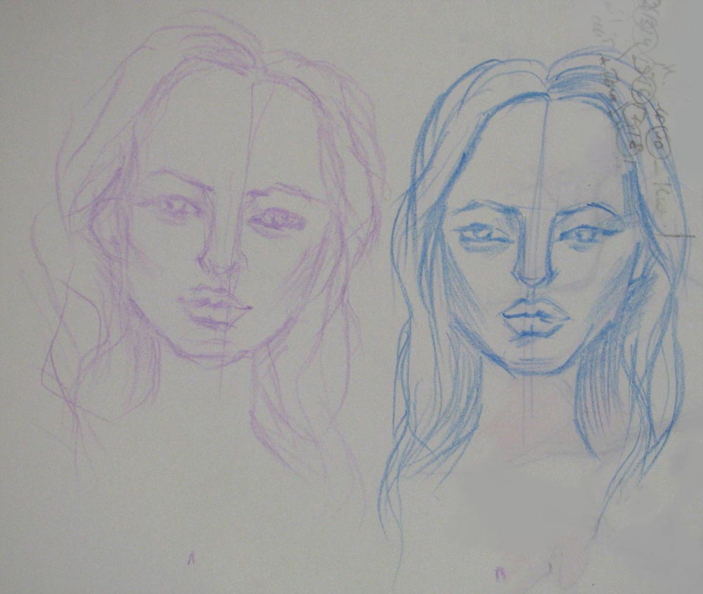 Drawing with two hands simultaneously by Mystique39 on DeviantArt