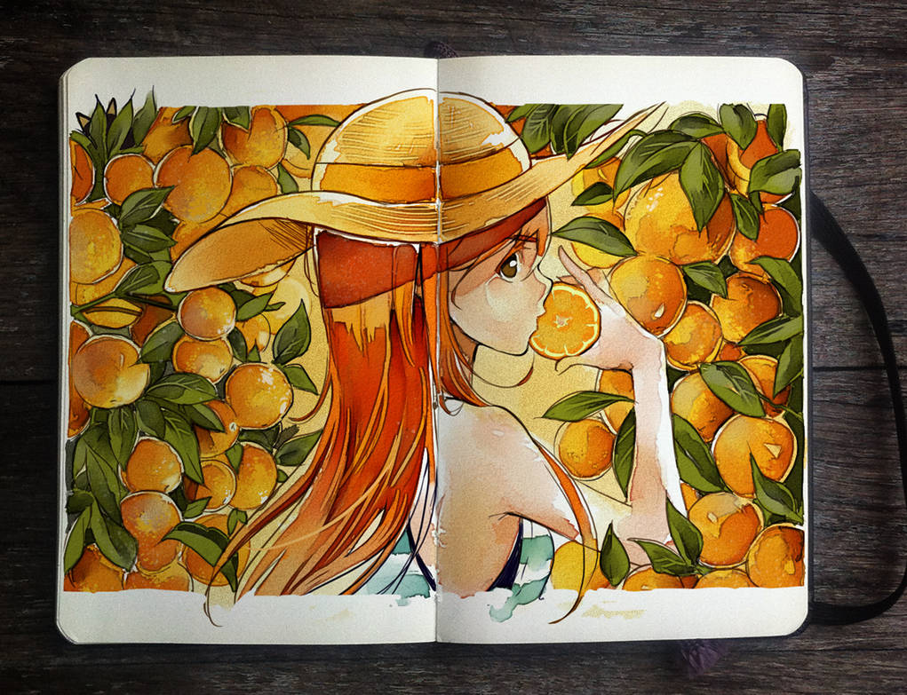 .: Orange is the New Color by Picolo-kun