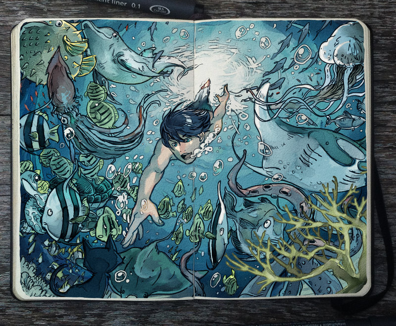 .: Undersea by Picolo-kun