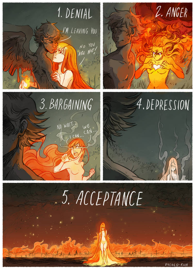 5 Stages of Grief by Picolo-kun