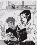 Raven And Beast Boy By Picolo Kun On Deviantart Raven And Beast Boy By Picolo Kun On Deviantart