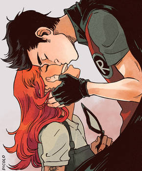 Robin and Starfire