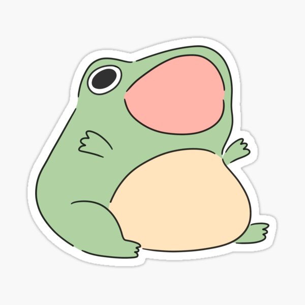 I Forgot Frog Sticker