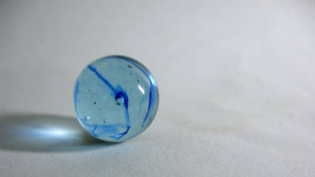 Blue Glass Marble - STOCK