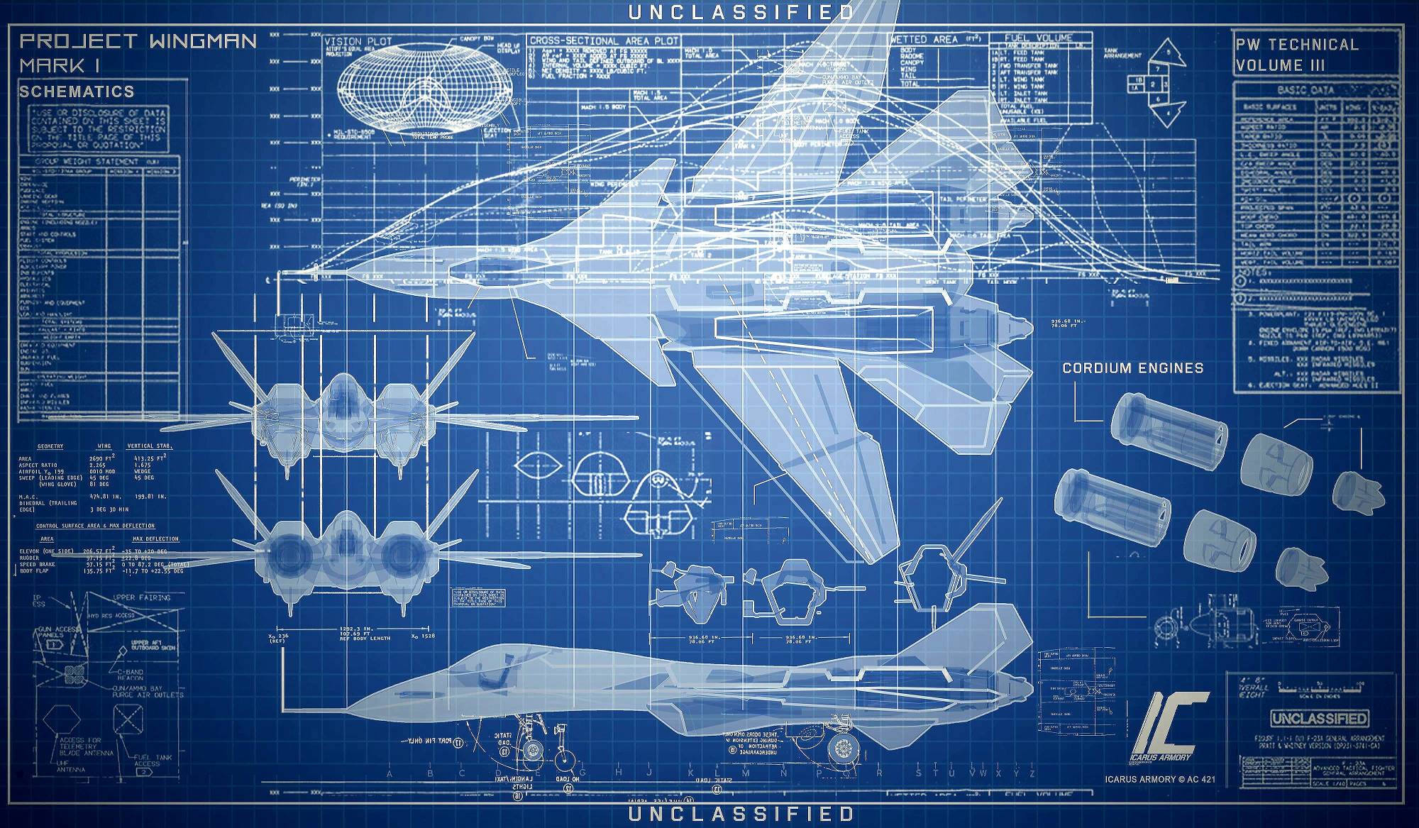 PROJECT WINGMAN PW MK 1 UNCLASSIFIED BLUEPRINT By Chrissanti01 On project-wingman-pw-mk-1-unclassified-blueprint-by-chrissanti01-on