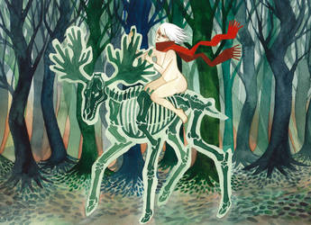 Moose ride by heikala