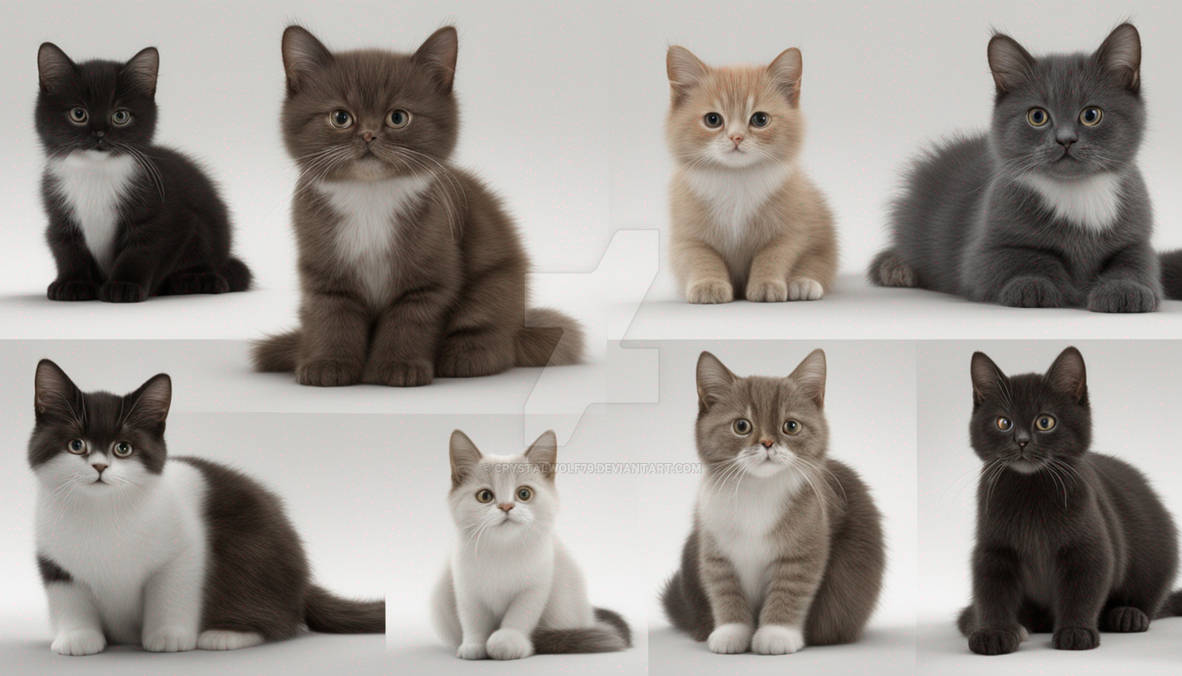 Basic Cats Variations Differents Cats by CrystalWolf79 on DeviantArt