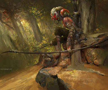 Wild Hunter Painting