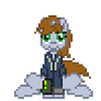Littlepip Sit Desktop Pony