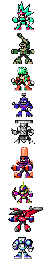 MegaMan ''Sprites''-Unlimited Bosses