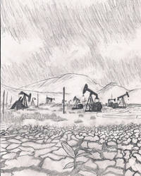 Barren Landscape Sketch