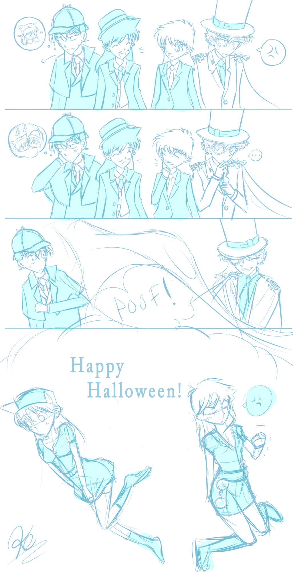 Late Halloween Comic -Rough-