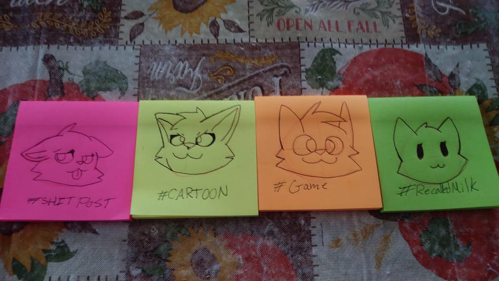 sticky note styles lol by FluffyBamboo on DeviantArt